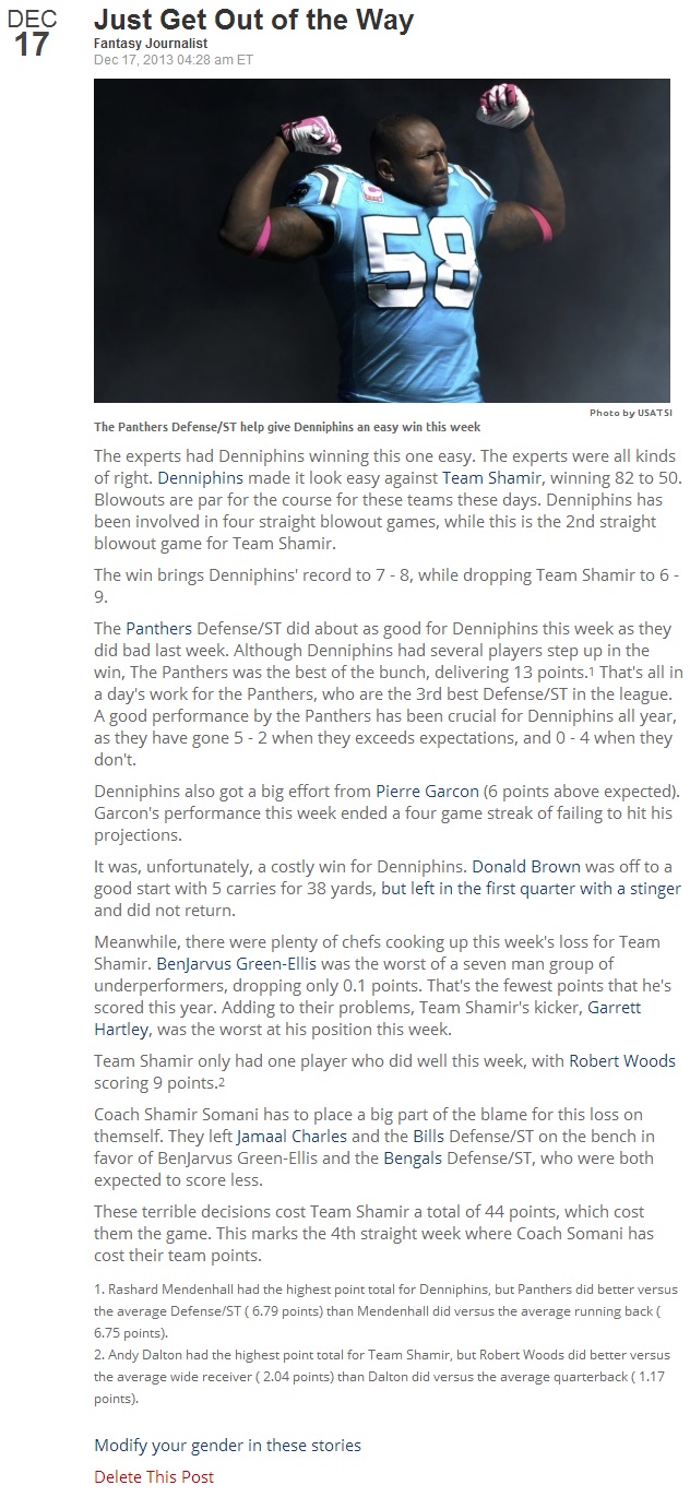 FF Auto-created article example